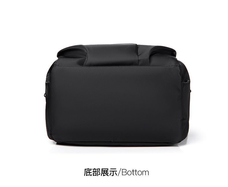 Casual Men's Backpack Cross-border Simple All-match 14-inch Backpack Uab Charging Holes Student Book Backpack