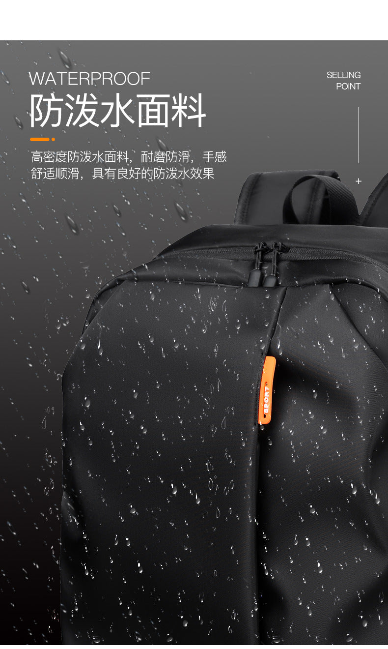 Casual Men's Backpack Cross-border Simple All-match 14-inch Backpack Uab Charging Holes Student Book Backpack