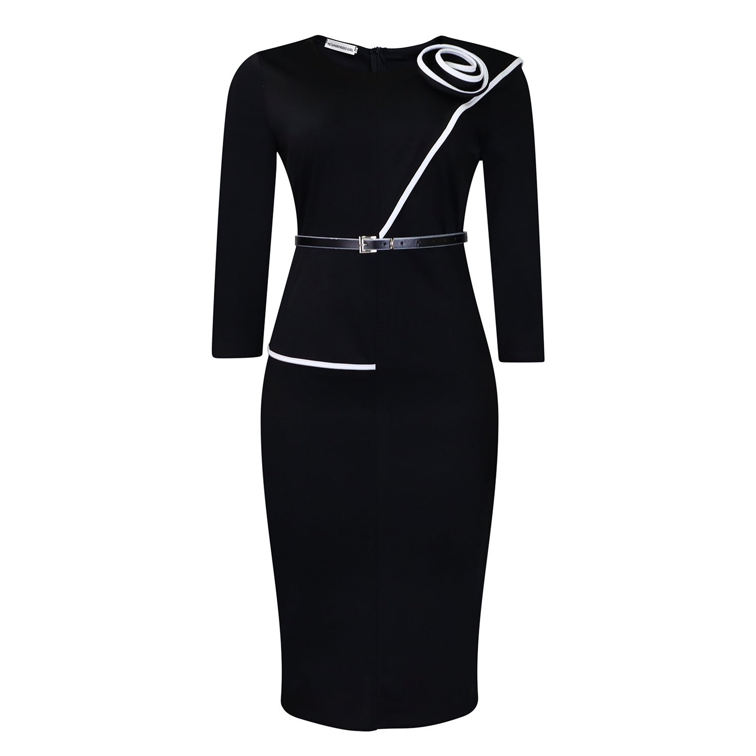 D551 Foreign Trade Women's Wear 2024 Spring New Fashion Elegant OL Tongle Pencil Skirt Hip African dress