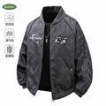 Cross-border Leather Men's Jacket Autumn New Fashion Brand Biker Suit Windproof PU Leather Flying Baseball Suit Jacket Men