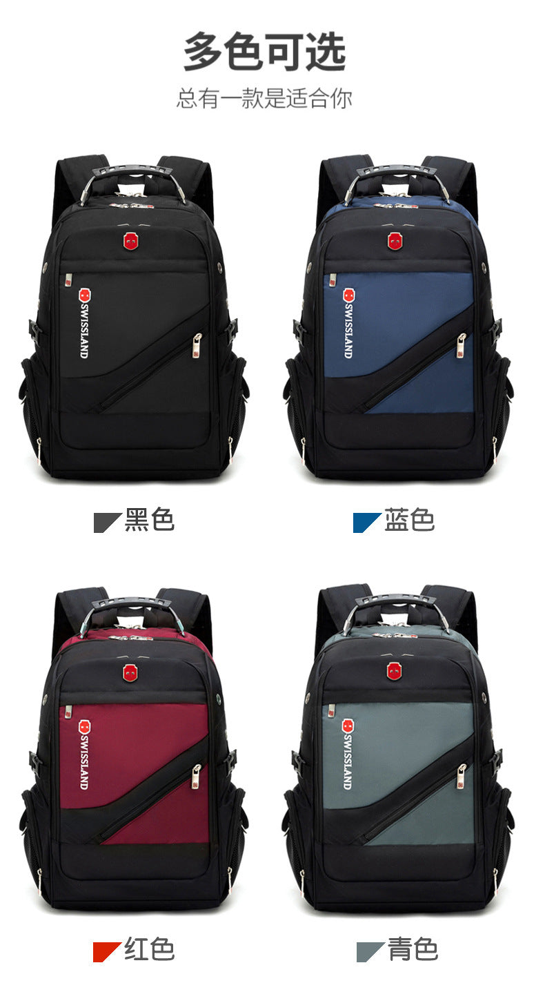 New Backpack Men's Backpack Laptop Bag Business Large Capacity Travel Bag Student School Bag Wholesale