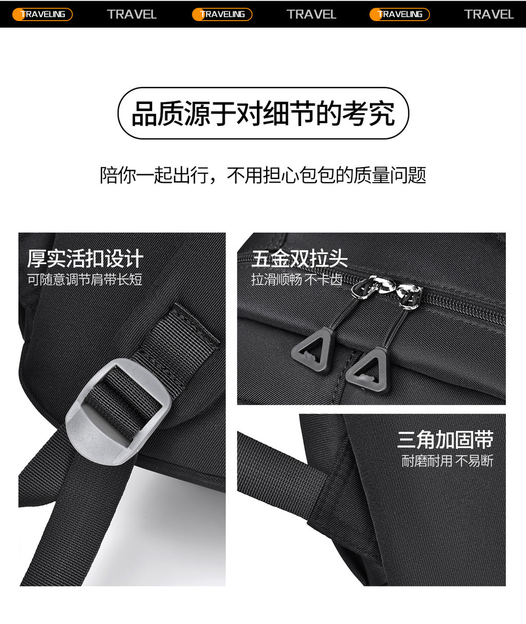 Japanese style large capacity western style men's and women's backpack simple student backpack junior high school student neutral schoolbag female fashion