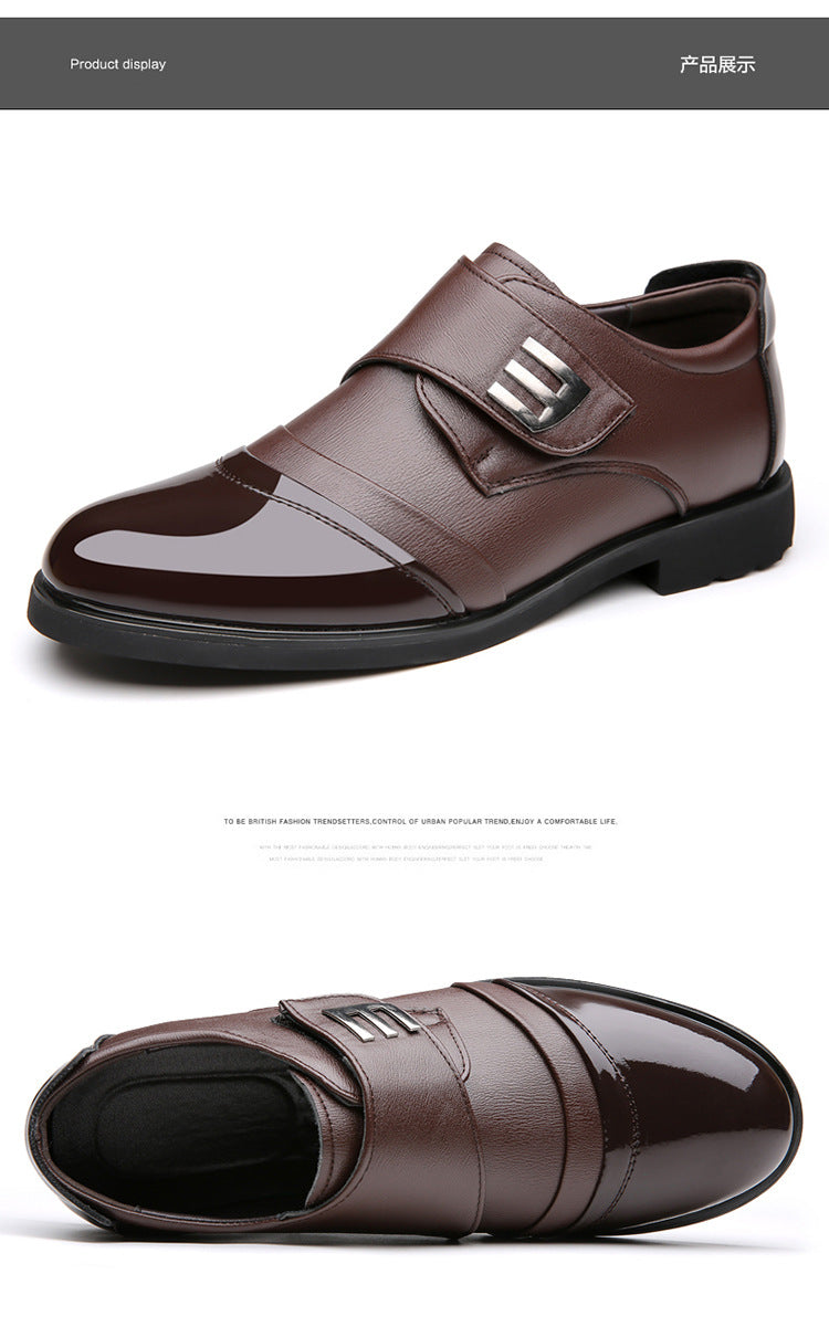 Cross-Border spring men's business formal wear men's shoes casual leather shoes British trendy soft bottom shoes Korean style leather shoes wedding