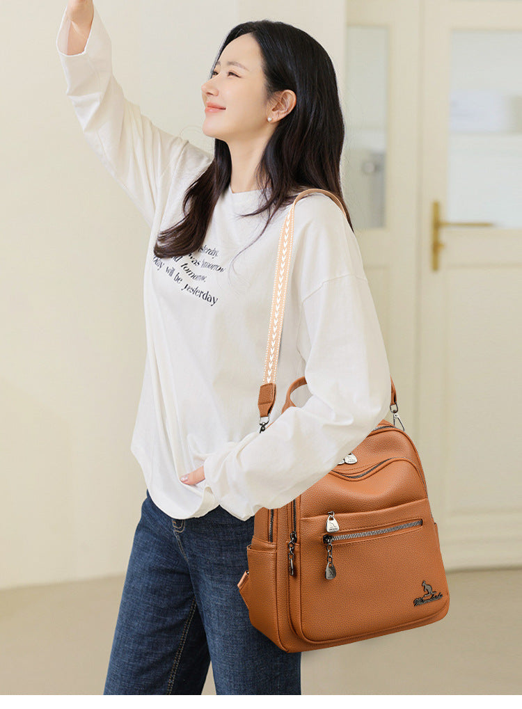 Foreign trade new shoulder bag fashion versatile large capacity backpack shopping backpack travel casual backpack wholesale women's bag