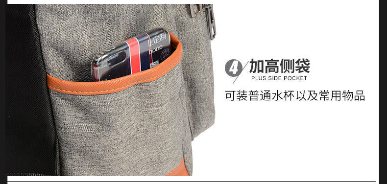 Foreign trade new schoolbag men's personality retro outdoor canvas travel backpack women's fashion backpack a generation of hair