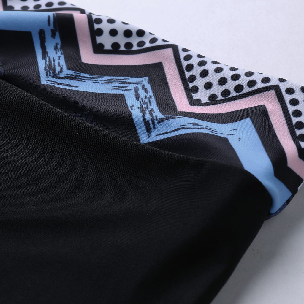 Cross-border 2024 European and American Foreign trade new double shoulder strap flat chest Amazon tankini high waist boxers split swimsuit