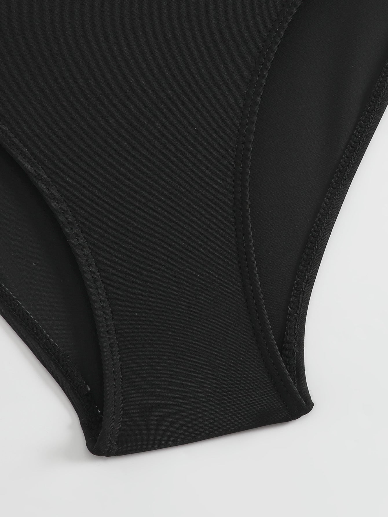 2025 Amazon New Women's Swimsuit AliExpress Solid Color Sexy High-end Fashion Hot Spring Swimsuit Women