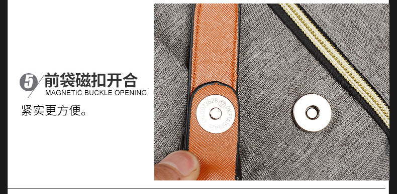 Foreign trade new schoolbag men's personality retro outdoor canvas travel backpack women's fashion backpack a generation of hair