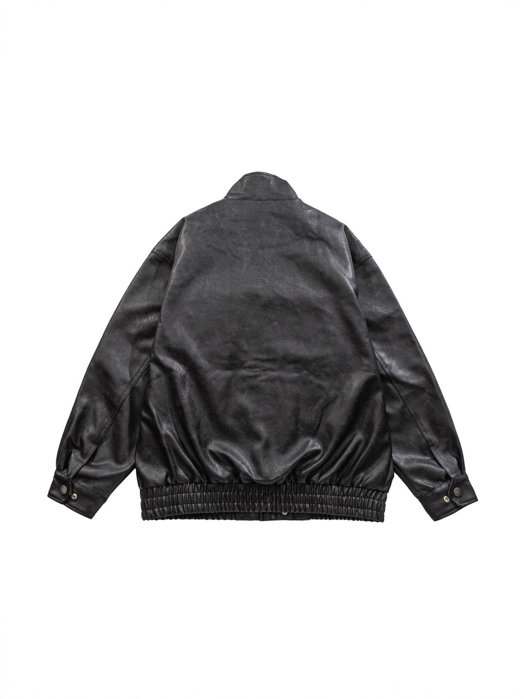 Mr. Song's Cross-Border American Retro Motorcycle Style Pu Leather Jacket Loose Casual Trendy Brand Workwear Leather Jacket for Men and Women