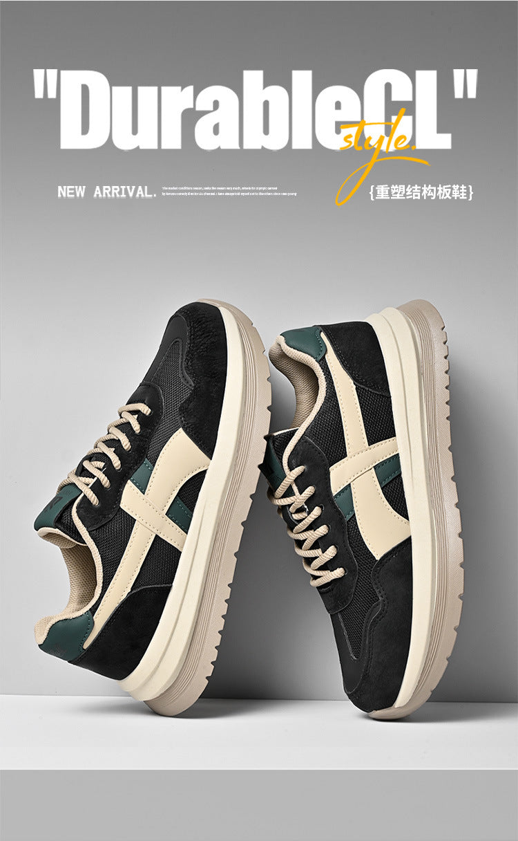 sneaker Men's 2025 Spring New Mesh Breathable Casual Shoes Men's Soft Bottom Breathable Campus Style All-match Forrest Gump Shoes