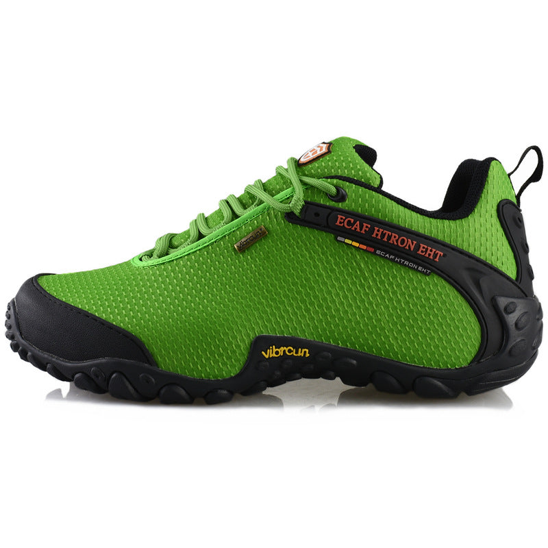 2024 spring, summer and autumn outdoor hiking shoes men's and women's hidden height waterproof mesh breathable sports non-slip hiking shoes