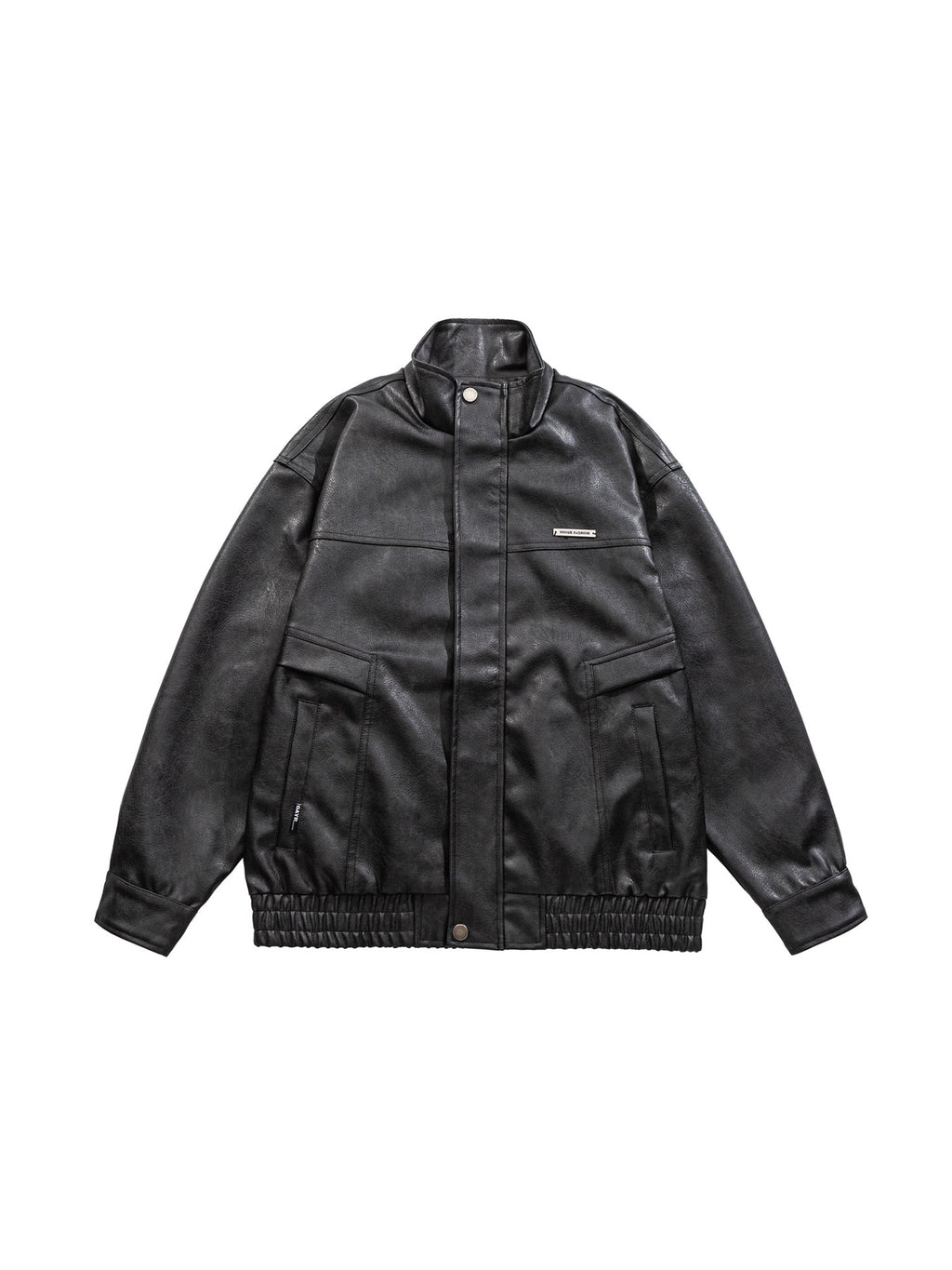 Mr. Song's Cross-Border American Retro Motorcycle Style Pu Leather Jacket Loose Casual Trendy Brand Workwear Leather Jacket for Men and Women