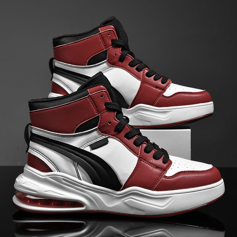 Men’s Mid-Top Lace-Up Casual Sneakers