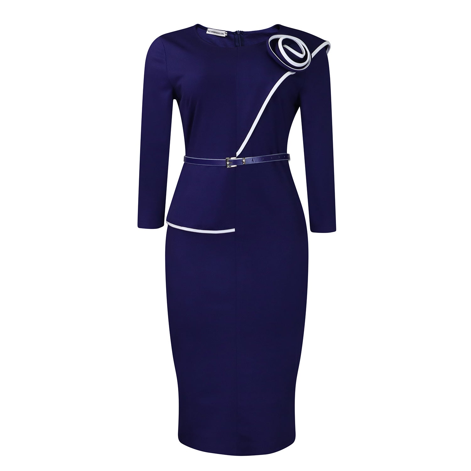 D551 Foreign Trade Women's Wear 2024 Spring New Fashion Elegant OL Tongle Pencil Skirt Hip African dress