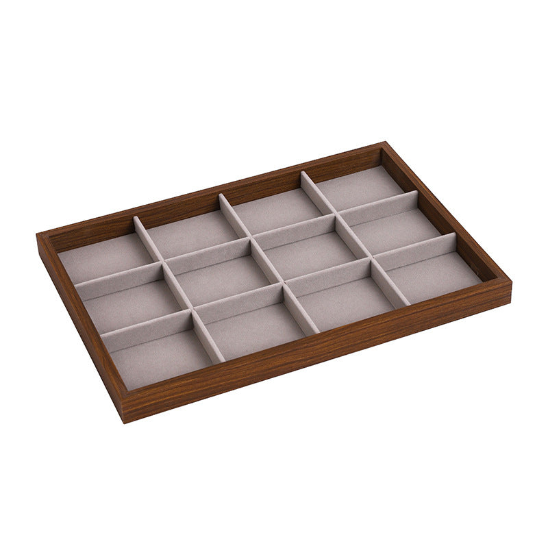 Jewelry Storage Box High-grade Exquisite Large Capacity Earrings Earrings Necklace Dressing Table Watch Jewelry Jewelry Display Stand