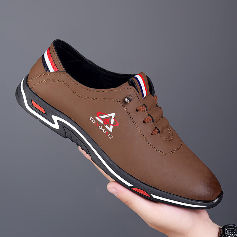 Men's Shoes All-match Casual Shoes 2025 New Hot Style Board Shoes Men's White Shoes Slip-on Lightweight Non-slip Soft Sole