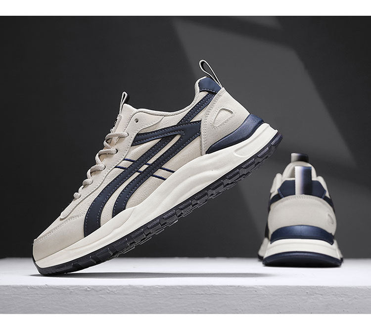 Forrest Gump Shoes Men's 2025 New Breathable Lightweight Trendy Casual Shoes Men's Thick Bottom Shock Absorbing Running Campus Style sneaker