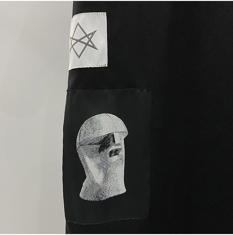 New Men's T-Shirt 2026 Spring/Summer Classic Alien Patch High-Quality Version Slim-Fit Short-Sleeve T-Shirt Summer Fashion