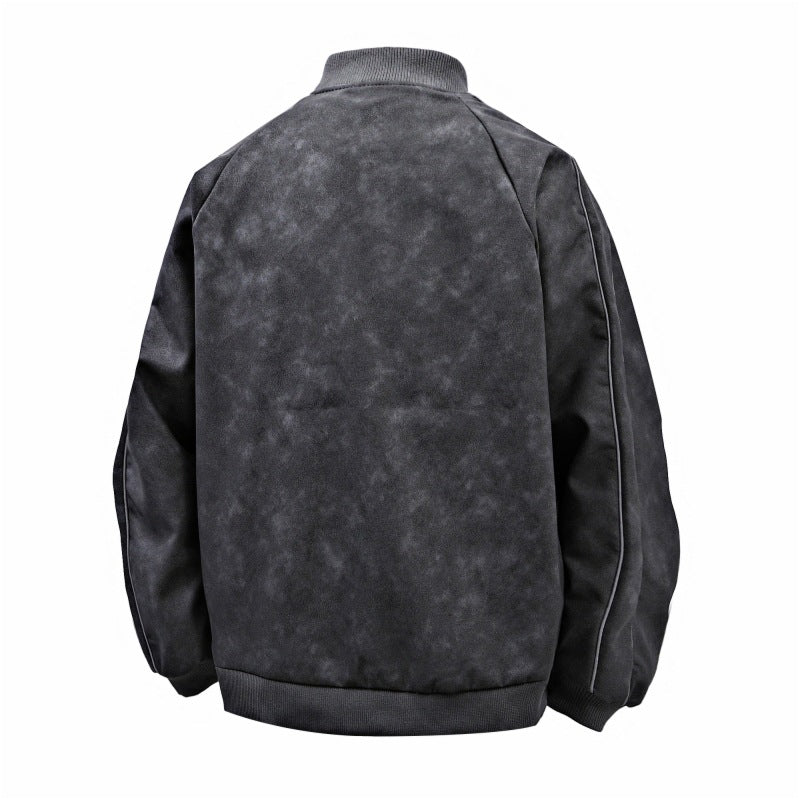 Cross-border Leather Men's Jacket Autumn New Fashion Brand Biker Suit Windproof PU Leather Flying Baseball Suit Jacket Men