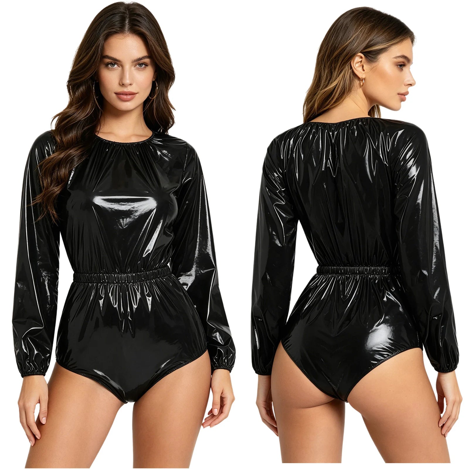 Women Men Waterproof Adaptive Bodysuit Elderly Bedridden Leak-proof Incontinence Diaper Cover Easy-to Wear Rompers Swimsuit