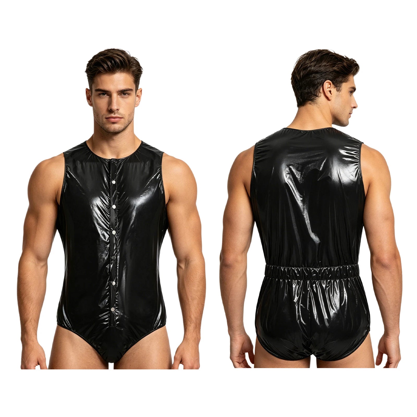 Women Men Waterproof Adaptive Bodysuit Elderly Bedridden Leak-proof Incontinence Diaper Cover Easy-to Wear Rompers Swimsuit